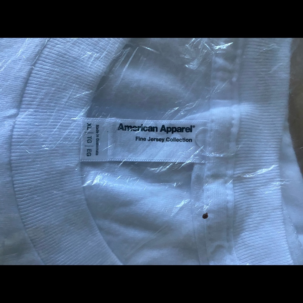 American Apparel XL white t shirts (2)